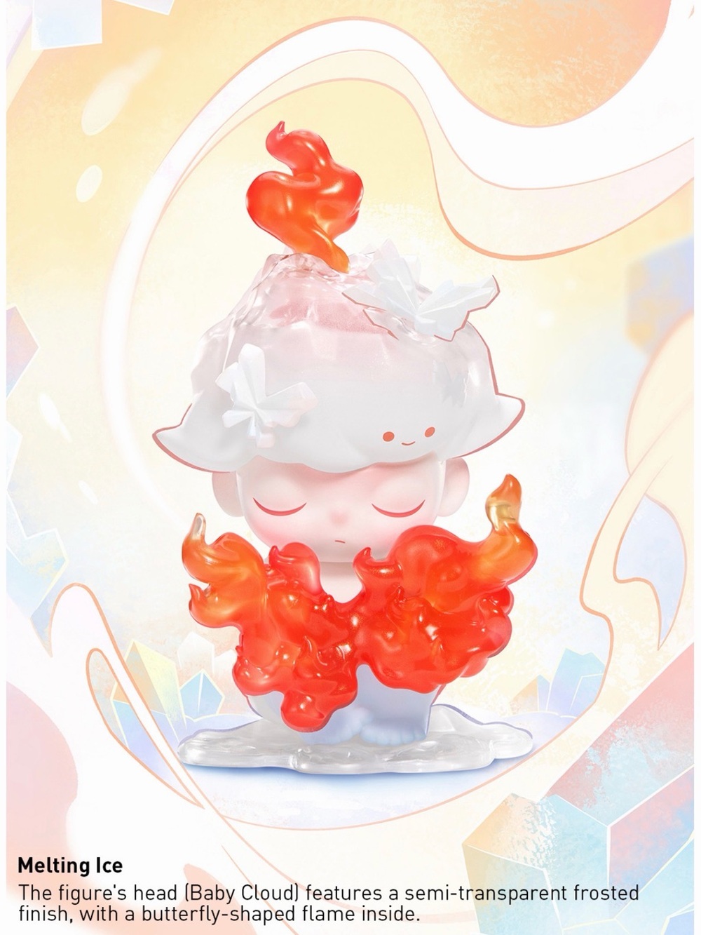 DIMOO Shapes in Nature Series Figures - Melting Ice